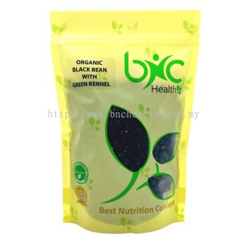 Organic Black Bean With Green Kernel 500g