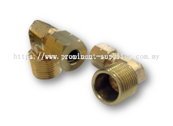 169 - BRASS MALE CONNECTOR ELBOW