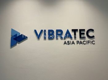 Indoor 3D acrylic company name signage