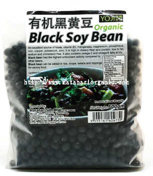 Organic Black Soy Bean Yellow Kernel