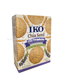 IKO Oat Organic Ingredients Crackers - Chia Seed