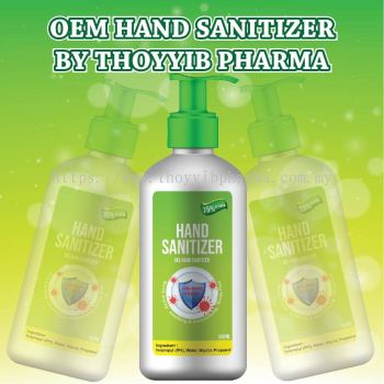 Hand Sanitizer 75% Alcohol Jenama Sendiri OEM 