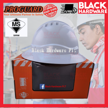Proguard Full Brim Safety Helmet - White - Sirim Certified