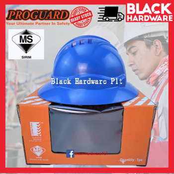Proguard Full Brim Safety Helmet - Blue - Sirim Certified
