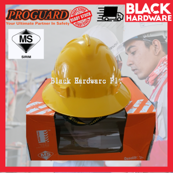 Proguard Full Brim Safety Helmet - Yellow - Sirim Certified