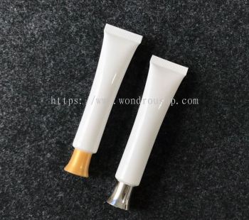 PER008 - D19 - 20ml Plastic White Round Tube Graduate Cap