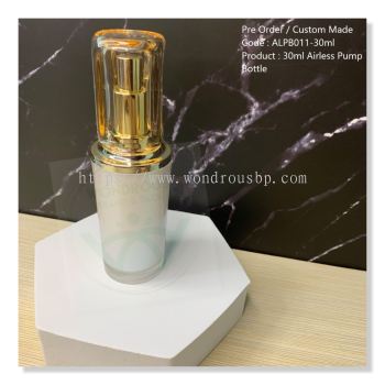 30ml Unique Acrylic Airless Pump Bottle (Lotion Pump) - ALPB011