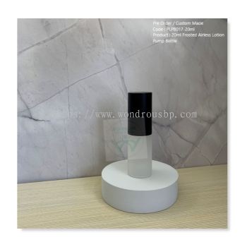 20ml Frosted Airless Lotion Pump Bottle - PLPB017