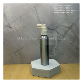 100ml Aluminum Short Nozzle Mist Pump Bottle - PSPB017