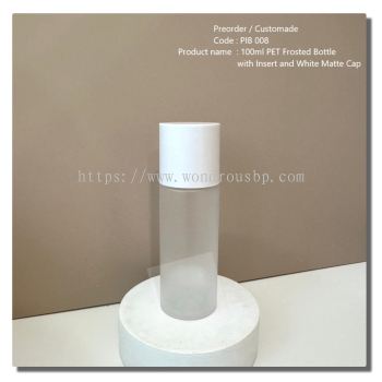 100ml PET Frosted Bottle - PIB 008 