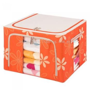 100L Oxford Cloth Dual Opening Foldable Storage Box