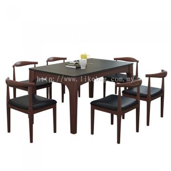 ANDRADE Dining Wood Set with 4 Seat