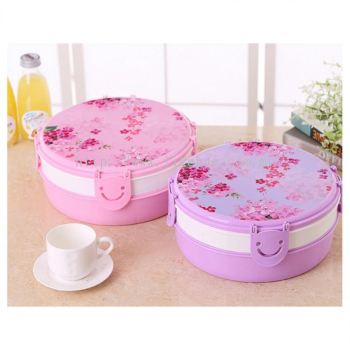 Floral Blossom 2 Tier Airtight Candy Box