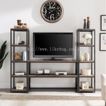 TV Cabinet with Shelf Rack