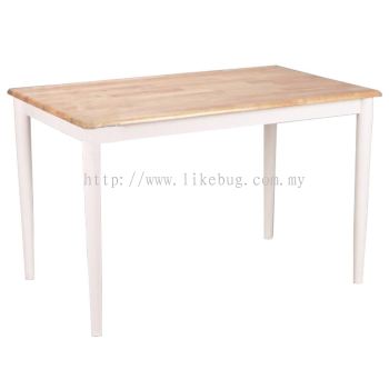  6 SEATER SOLID WOOD DINING TABLE