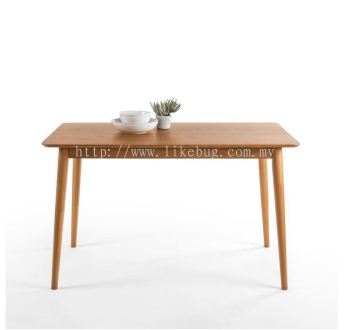 Zinus Fully Rubber Wood Dining Table