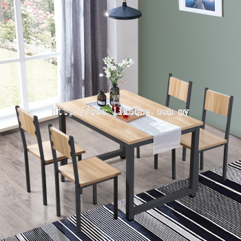Contemporary Dining Set with Chair