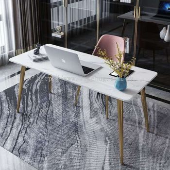 Edrik Marble Texture Study Table/ Working Office Table