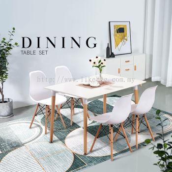 Eames Table Dining Set