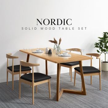 Europe Solid Wood Dining Set