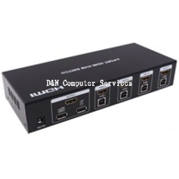 KVM401 C 4-way HDMI + USB KVM Switch