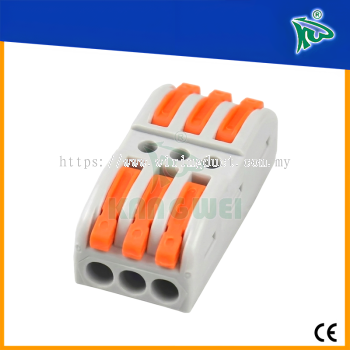 KW KV313 Series Wire Connector 3 In 3 Out