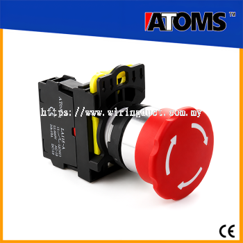 ATOMS LA115-A2SH Emergency Stop Push Button Switch