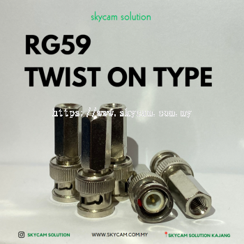 BNC RG59 TWIST ON TYPE