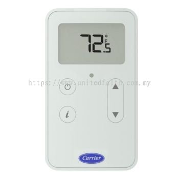 ZS Pro ZS2P-CAR Temperature, CO2, Humidity, and VOC Sensor with Occupancy Status, Occupancy Override, and Setpoint Adjust LCD Display, Alarm Indicator, and Fan Speed Control