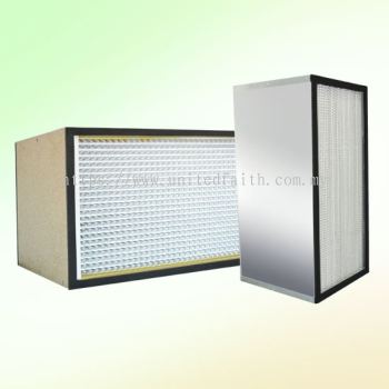 Aluminium Separator Hepa Filter  -Media filter made form Wet Laid Micro glassfiber