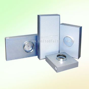 Terminal Hepa Filter Ducted Module in Glass Fiber  -media with efficiency in H13 to U15