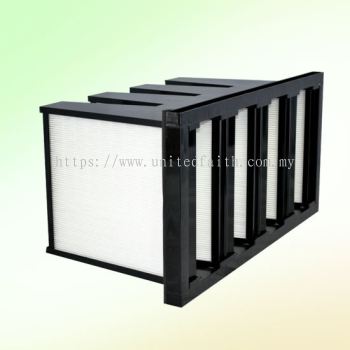 V Bank Secondary filter  -Low resistance High Air Flow Provide dust holding capacity