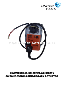 BELIMO SR24A-SR (20NM, AC/DC 24V 50/60HZ) MODULATING ROTARY ACTUATOR