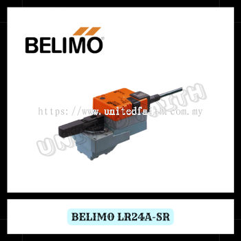 BELIMO LR24A-SR (5NM, AC/DC 24V 50/60HZ) MODULATING CONTROL VALVE ACTUATOR (REPLACED : LRU24-SR)