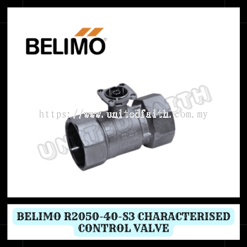 BELIMO R2050-40-S3 (KVC=40 / DN50 [2"]) + NR24A-SR (10NM, AC/DC 24V 50/60HZ)