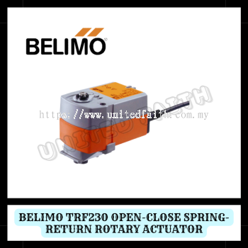 BELIMO TRF230 OPEN-CLOSE SPRING-RETURN ROTARY ACTUATOR 2.5NM, 100-230VAC, 50/60HZ