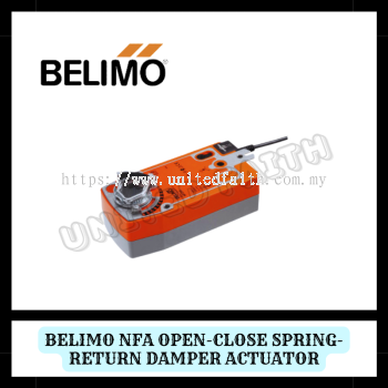 BELIMO NFA OPEN-CLOSE SPRING-RETURN DAMPER ACTUATOR 10NM, 24-240VAC/24-125VDC, 50/60HZ