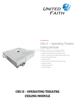 CRU II - OPERATING THEATRE CEILING MODULE