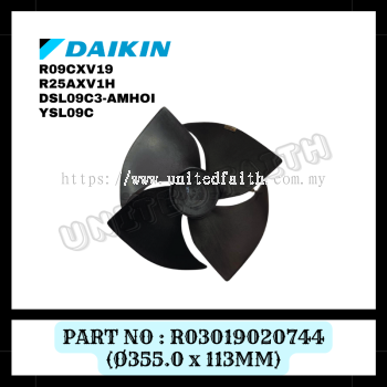 Daikin Outdoor Fan Blade / Fan Propeller (R03019020744)