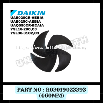 Daikin Outdoor Fan Blade / Fan Propeller (R03019023393)