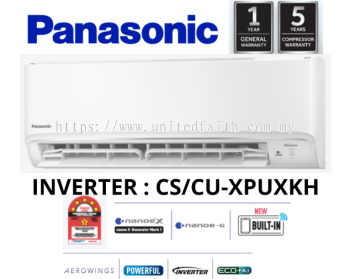 Panasonic Wall Mounted Inverter Deluxe 5star