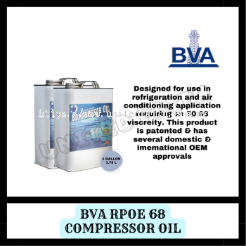 BVA RPOE 68 COMPRESSOR OIL 3.78L