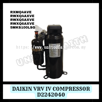 DAIKIN VRV IV COMPRESSOR D2242040
