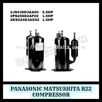 Compressor Panasonic Matsushita R22 1.5hp / 2.5hp