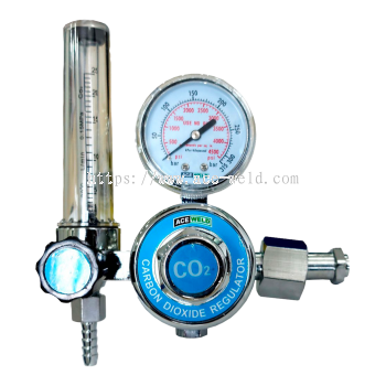 Ace Weld CO2 Regulator with Flowmeter (Diaphragm)