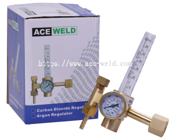 Ace Weld CO2 Regulator with Flowmeter (Piston)