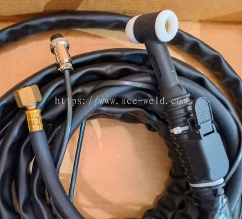 ACEWELD WP17-25R Tig Torch (M16 x 1.5) Female CW 2 pin Plug complete
