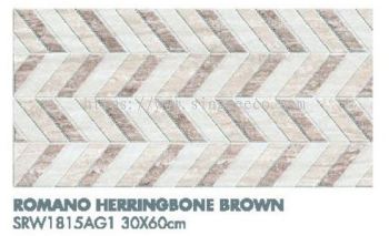Romano Herringbone Brown SRW1815AG1