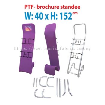 tension fabric broshure stand