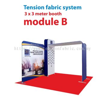 tension Fabric booth 3x3meter module B